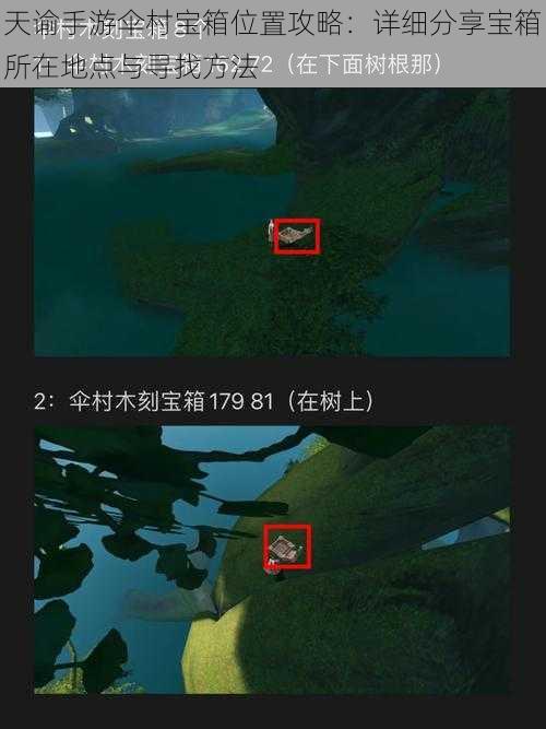 天谕手游伞村宝箱位置攻略:详细分享宝箱所在地点与寻找方法