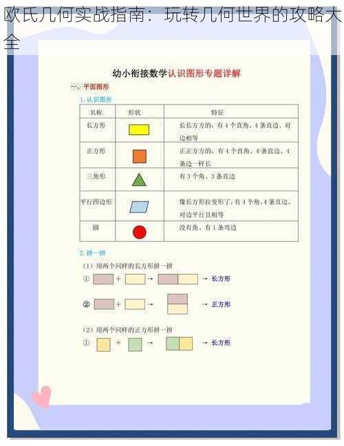 欧氏几何实战指南:玩转几何世界的攻略大全
