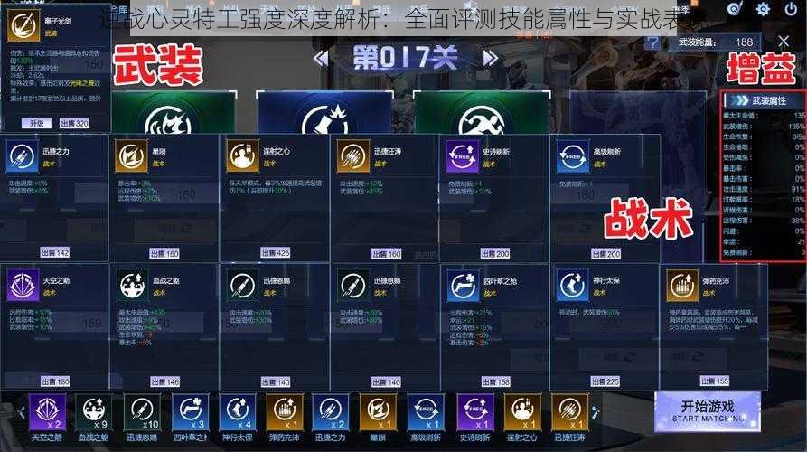 逆战心灵特工强度深度解析:全面评测技能属性与实战表现